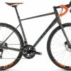 Vélo Route Cube 2019 Attain SL Disc 1 Vélo Route Cube 2019 Attain SL Disc -Promos Vélos Route Store Velo route Cube 2019 Attain SL Disc grey n orange